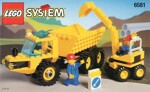 Lego 6581 Construction: Digging truck set