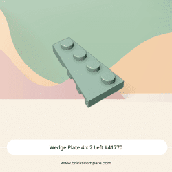 Wedge Plate 4 x 2 Left #41770 - 151-Sand Green