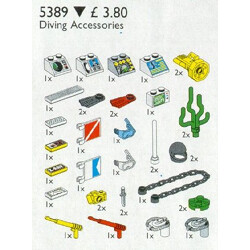 Lego 5389 Diving accessories