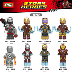 XINH 1218 8 minifigures: Iron Man