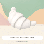 Food Croissant - Rounded Ends #33125 - 1-White