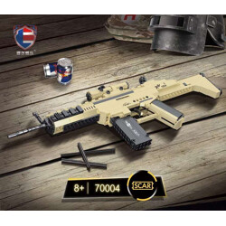 LEIJI 70004 SCAR assault rifle