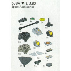 Lego 5384 Space accessories