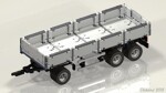 Rebrickable MOC-4157 Mann Transport Truck Trailer