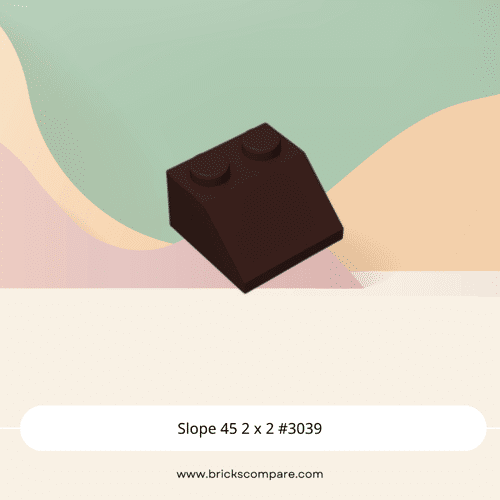 Slope 45 2 x 2 #3039 - 308-Dark Brown