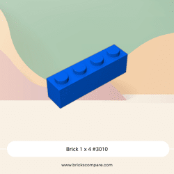 Brick 1 x 4 #3010 - 23-Blue