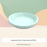 Equipment Dish / Plate Round #97783 - 323-Light Aqua