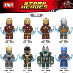 XINH 1238 8 minifigures: Iron Man