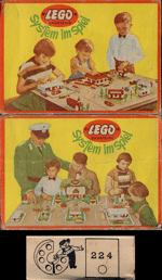 Lego 224 2 x 2 and 2 x 4 Curved Bricks