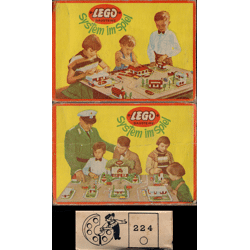 Lego 224 2 x 2 and 2 x 4 Curved Bricks