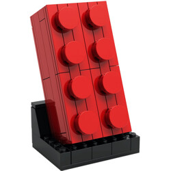 Lego 6313287 Building version 2x4 red bricks