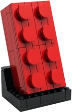 Lego 6313287 Building version 2x4 red bricks