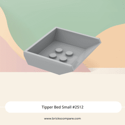 Tipper Bed Small #2512 - 194-Light Bluish Gray
