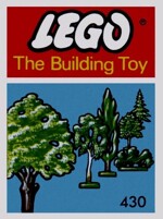Lego 430 Six Trees and Bushes (The Building Toy)