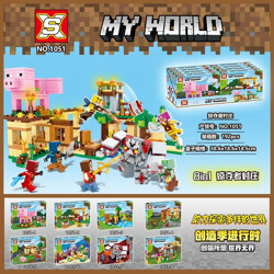 SX 1051 Minecraft: 8in1 Marauder Village