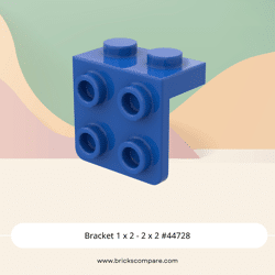 Bracket 1 x 2 - 2 x 2 #44728  - 23-Blue