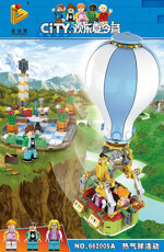 PANLOSBRICK 662005A CityCITY Happy Summer Camp: Hot Air Balloon Activities