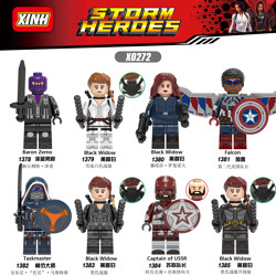 XINH 1380 8 minifigures: Black Widow