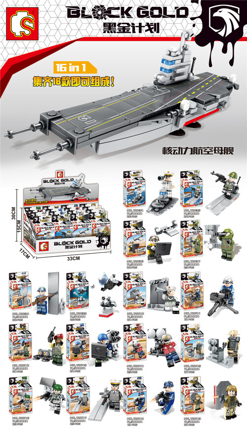 SY 12041 Black gold plan: 16 combinations of nuclear-powered aircraft carriers