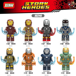 XINH 1170 8 minifigures: Iron Man
