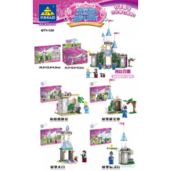 KAZI / GBL / BOZHI KY98708-3 Cinderella's Dreamworld: Cinderella's Dream Castle Four Ensembles