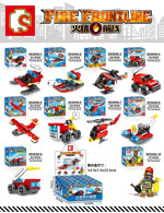 SEMBO 603046-7 Fire Front: Fire boats and helicopters, heavy fire engines 10
