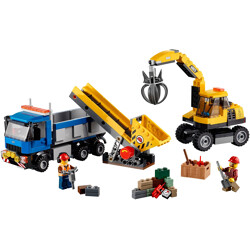 Lego 60075 Construction: Excavators and trucks
