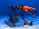 Lego 6190 Deep Sea Submarine: Sea Floor World: Sea Shark Base
