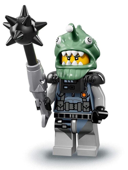 LEPIN 03064-13 Man: Shark Corps 鮟鱇 Fish Warrior