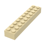 Brick 2 x 10 #3006 - 5-Tan