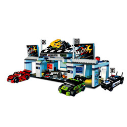 Lego 8681 Small turbine: stereo garage