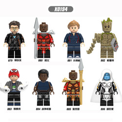 XINH 886 8 minifigures: Super Heroes