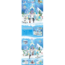 ZHEGAO QL1147 Windsor Castle Series Snow Season: Iraya Ice Castle