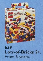 Lego 639 Lots of Extra Basic Bricks, 5 plus
