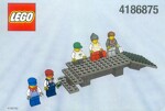 Lego 4186875 Train station platform and people