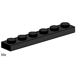 Lego 3486 1x6 Plates