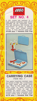Lego 4-2 Promotional Set No. 4 with The Seine Case (Kraft Velveeta)