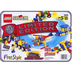 Lego 3028 Limited Edition Silver Barrels