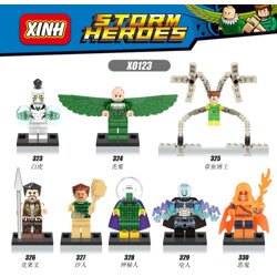 XINH 327 8 minifigures: Spiderman