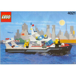 Lego 4021 Police patrol boats
