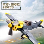 Sluban M38-B0692 World War II Adversity Rebirth: BF 109 Messerschmitt Fighter