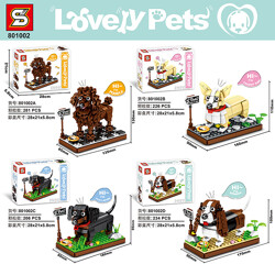 SY 801002C 4 types of pet dogs