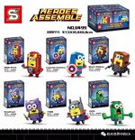 SY 6499B Minions version of the Avengers 6