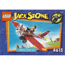 Lego 4615 JACK STONE: RED RECONNAISSANCE AIRCRAFT