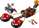 LEPIN 14004 General Yan Beast's double-headed explosive cast stone chariot