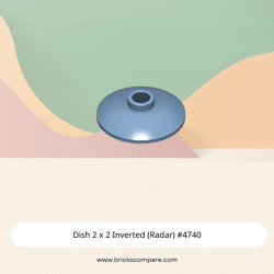 Dish 2 x 2 Inverted (Radar) #4740 - 135-Sand Blue