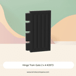 Hinge Train Gate 2 x 4 #2873 - 26-Black