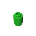 Brick Round 1 x 1 Open Stud #3062 - 37-Bright Green