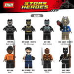 XINH 779 8 minifigures: Black Panther