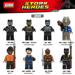 XINH 779 8 minifigures: Black Panther